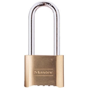 Master Lock 2 In. Zinc Die-Cast Copper Color Resettable Combination Padlock