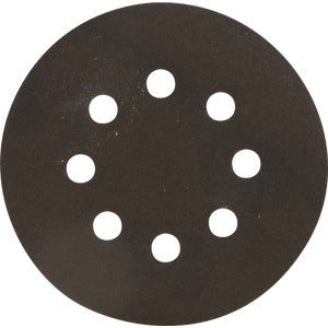Do it Best 5 In. 220-Grit 8-Hole Pattern Black Zirconium Vented Sanding Disc wit