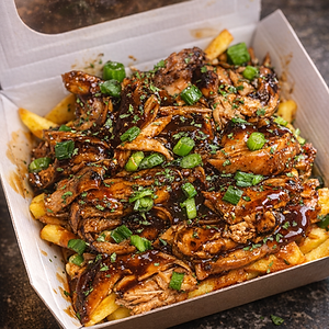 Jerk Chicken Loaded Fries