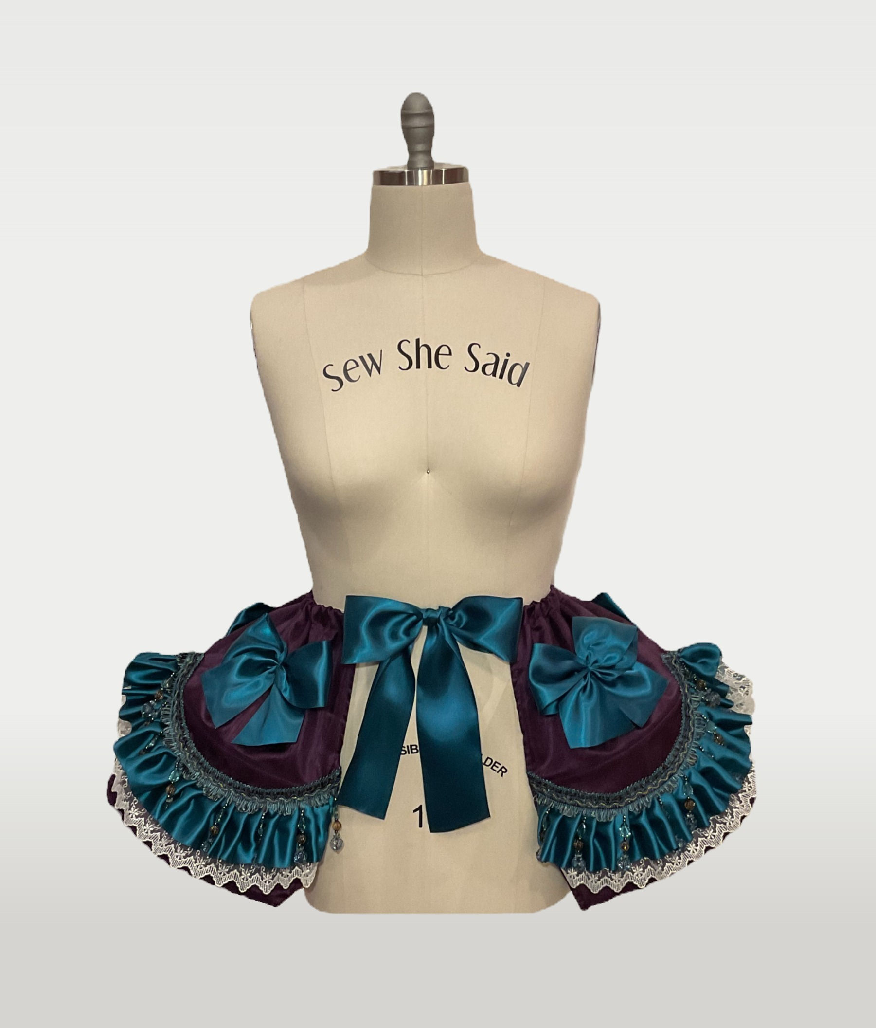 Teal and Dark Purple Pannier