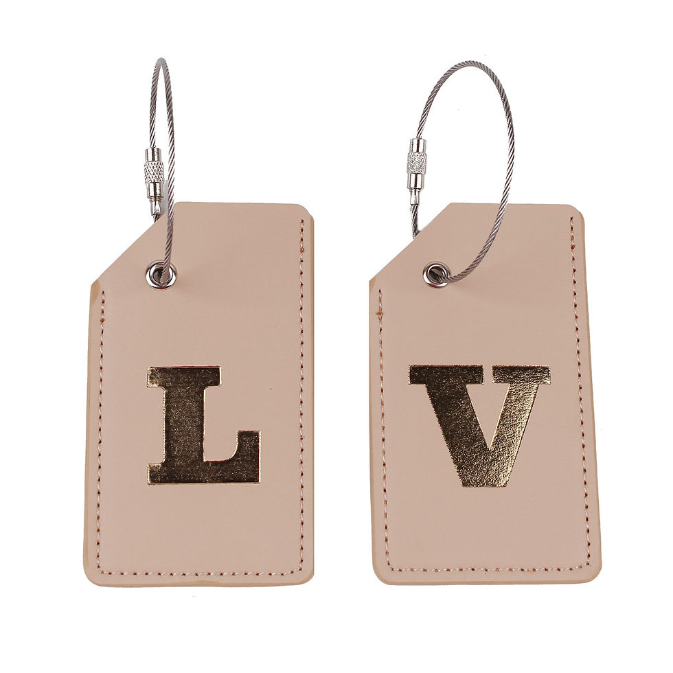 Thumbnail: 2024 New Steel Wire Luggage Tag PU Luggage Label 26