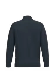 Thumbnail: Es Pas printed Zip neck sweatshirt