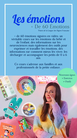 Signer les émotions du bébé LSF