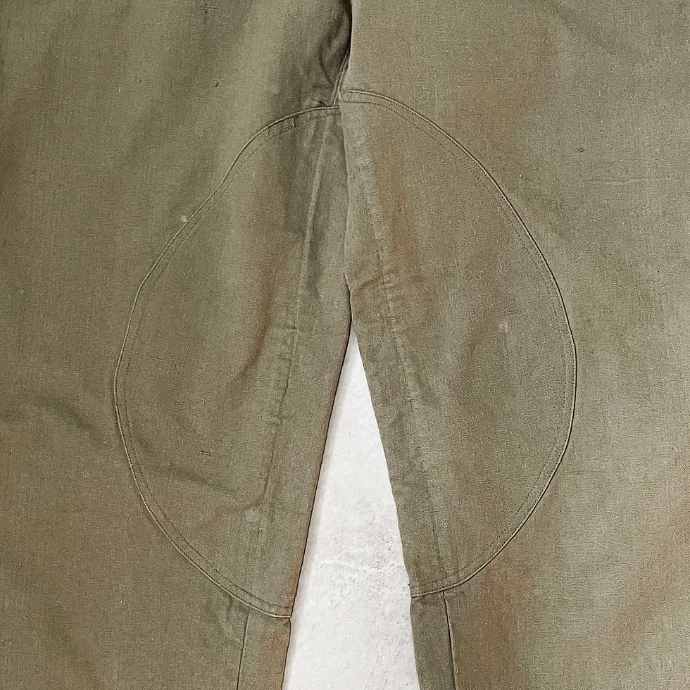 サムネイル： FRANCE 1940s~ / M-38 Motorcycle pants : Dead stock　フランス軍 / モーターサイクルパンツ : デッドストック