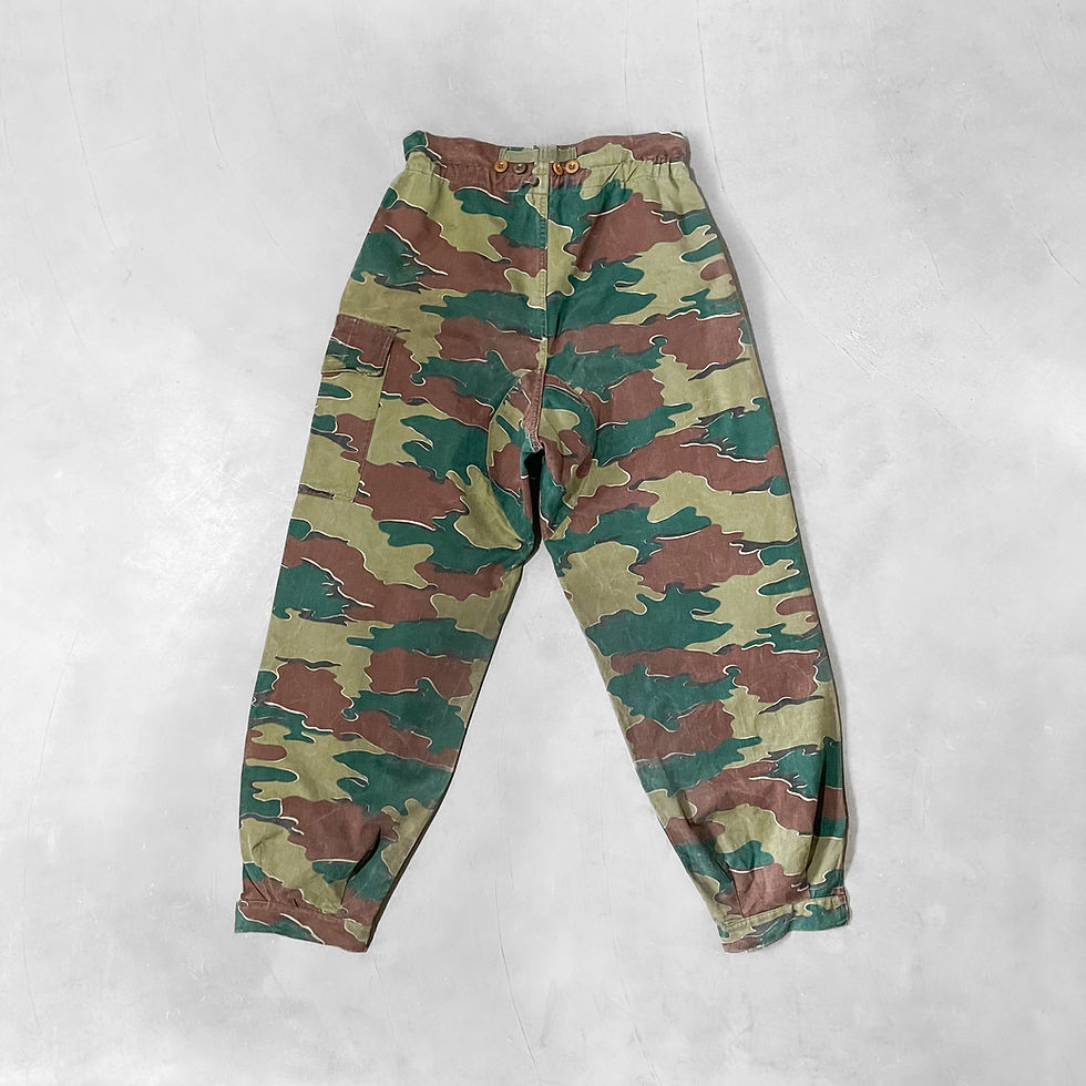サムネイル： BELGIUM 1958s / Jigsaw camouflage Over pants　ベルギー軍 / ジグソーカモオーバーパンツ