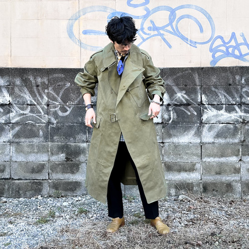 50s ベルギー軍 ディスパッチ モーターサイクルコート BELGIUM 1950s~ / Dispatch motorcycle coat : Dead stock ベルギー軍