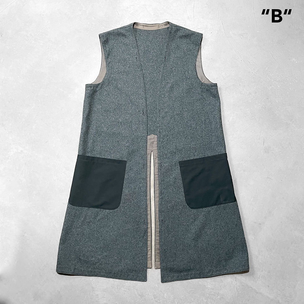 サムネイル： SWISS 1960s~ / Long liner vest : remake　スイス軍 / ロングライナーベスト : リメイク
