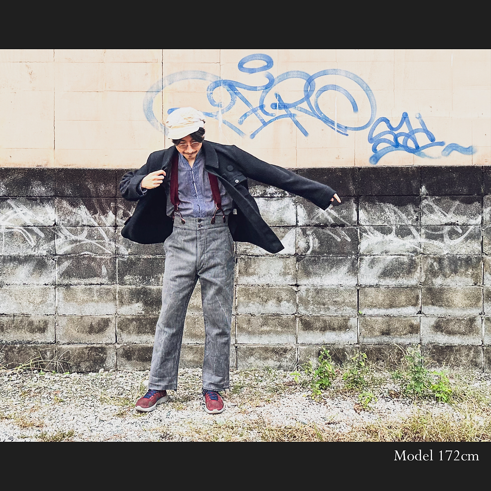 サムネイル： 【LE VETEMONT DE FORCE】FRANCE 1940-50s / Piqué pants　フランス / ピケパンツ