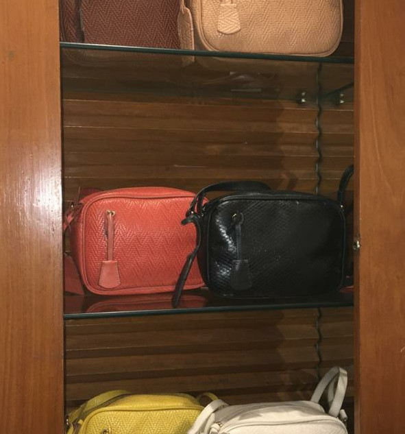 Bolsa Couro Tressê