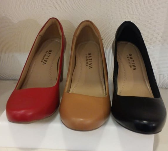Scarpin Arredondado Vegetal Básico