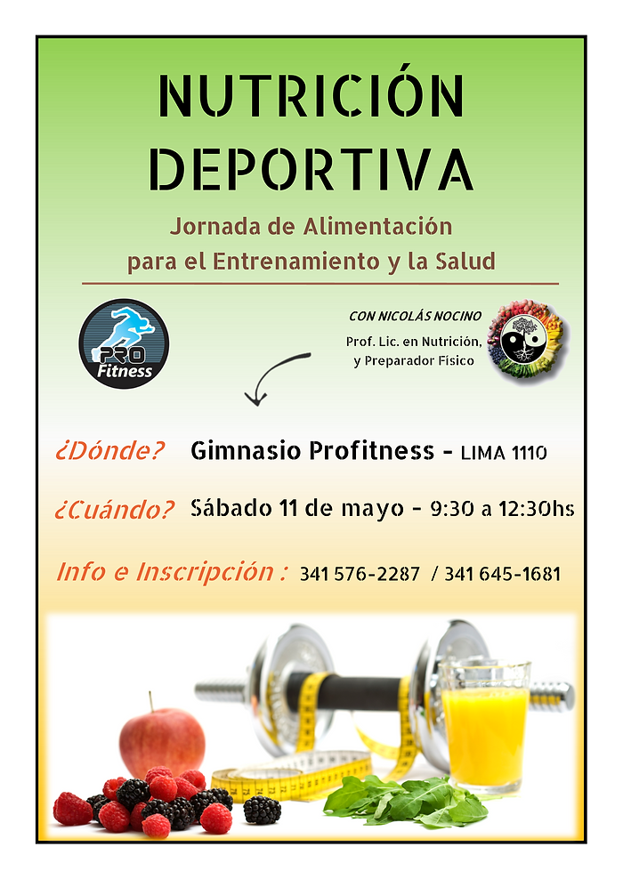 PROFITNESS gimnasio - NUTRICION DEPORTIV