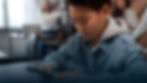 Student being notified of an emergency alert.