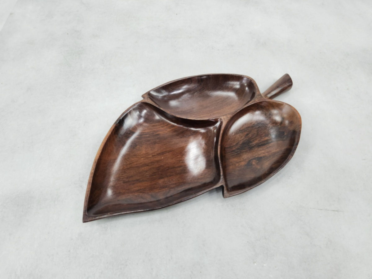 Petisqueira, Jacarandá Maciço, 3 Nichos, 42 x 24 cm