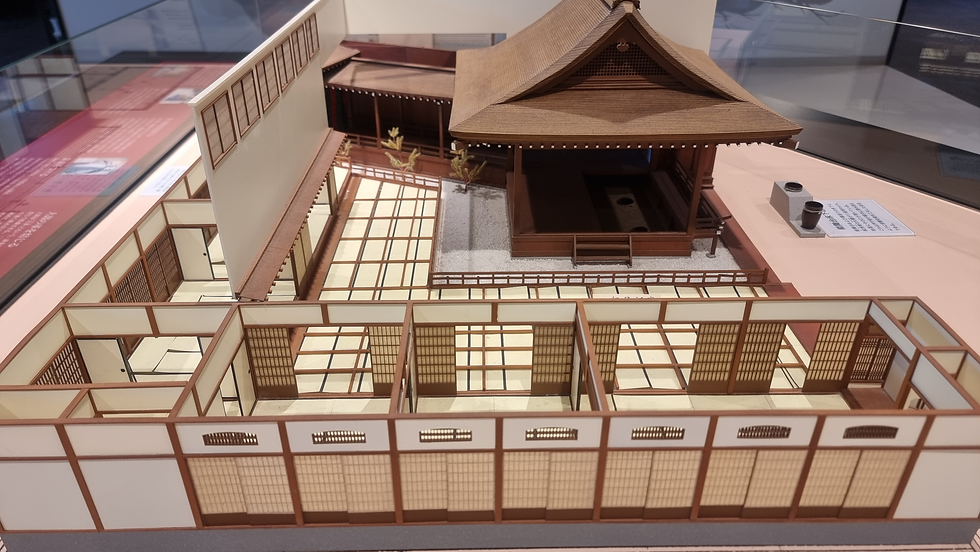 Layout of a typical Noh theatre