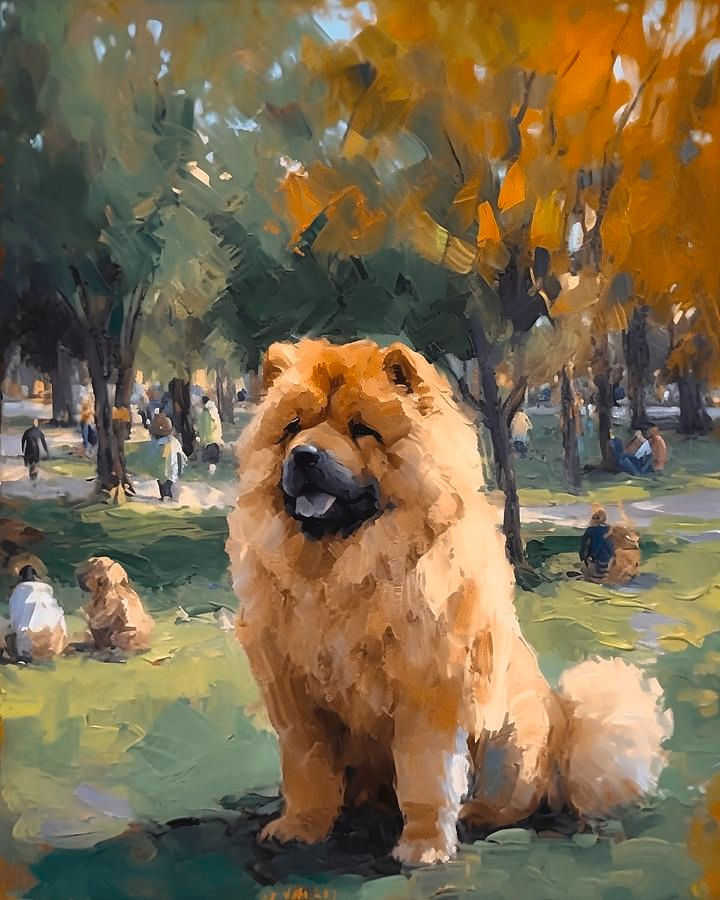 Chow, the Restaurant Dog
