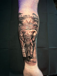 Elephant tattoo