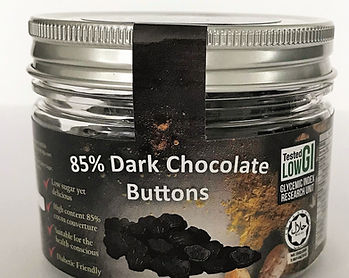 Low GI 85% Dark Chocolate, 100g bottle