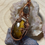 Thumbnail: Tigers eye and labradorite swirl copper pendant