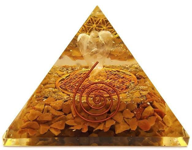 Yellow Citrine Pyramid