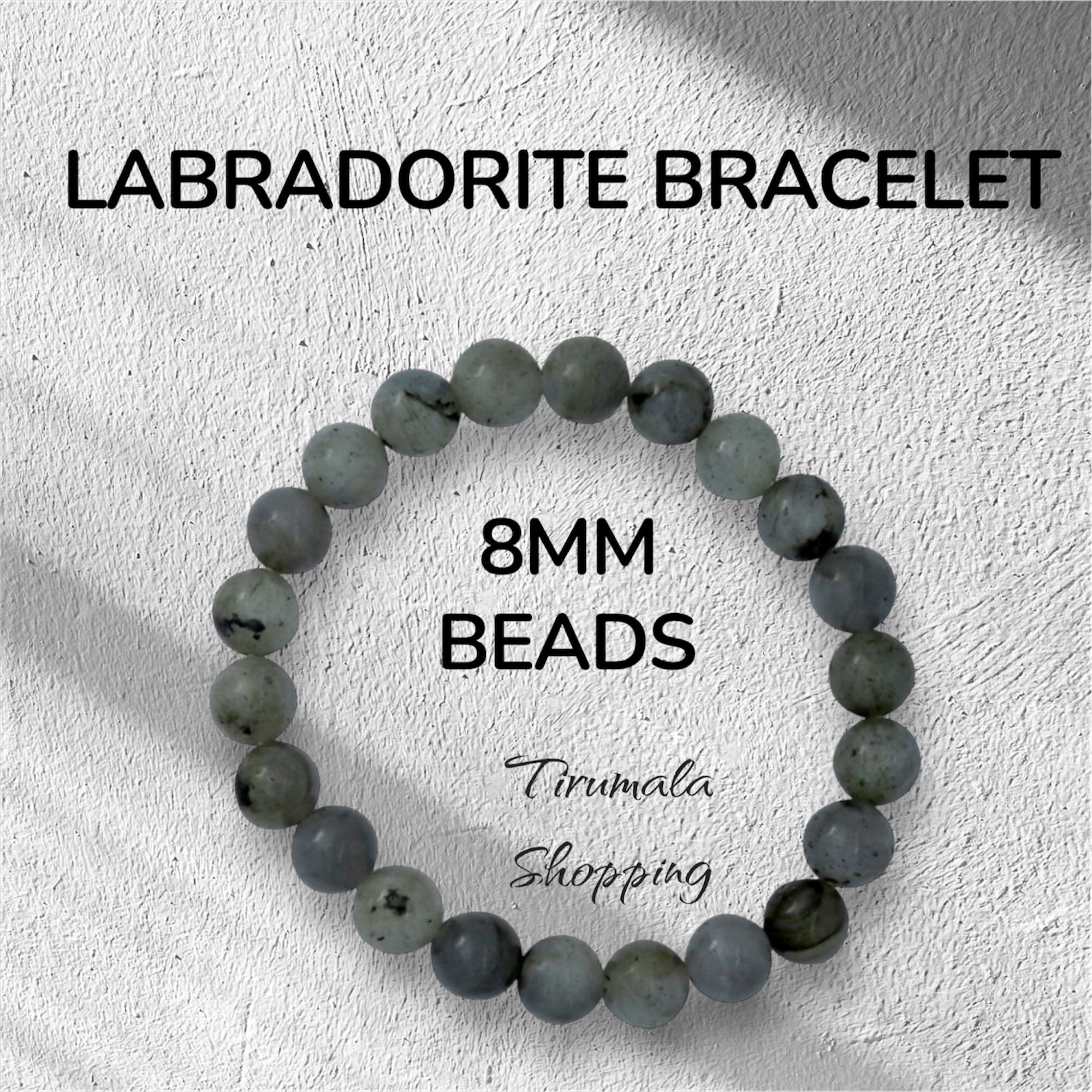 Labradorite Bracelet for Energy Protection, Chakra Healing & Inner Strength
