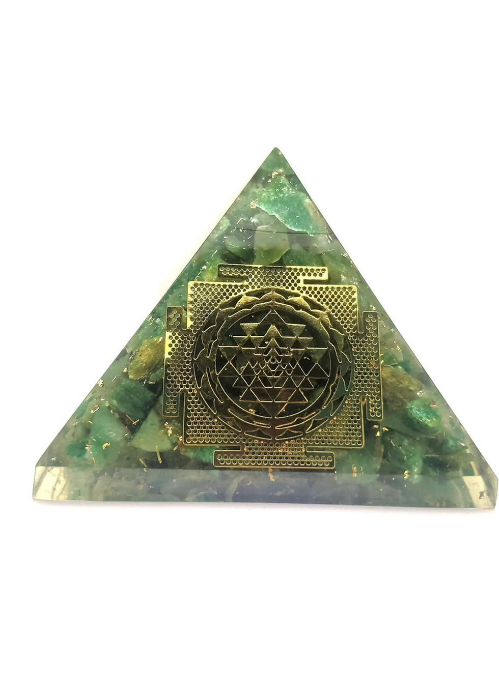 Thumbnail: Green-Mica Shree-Yantra