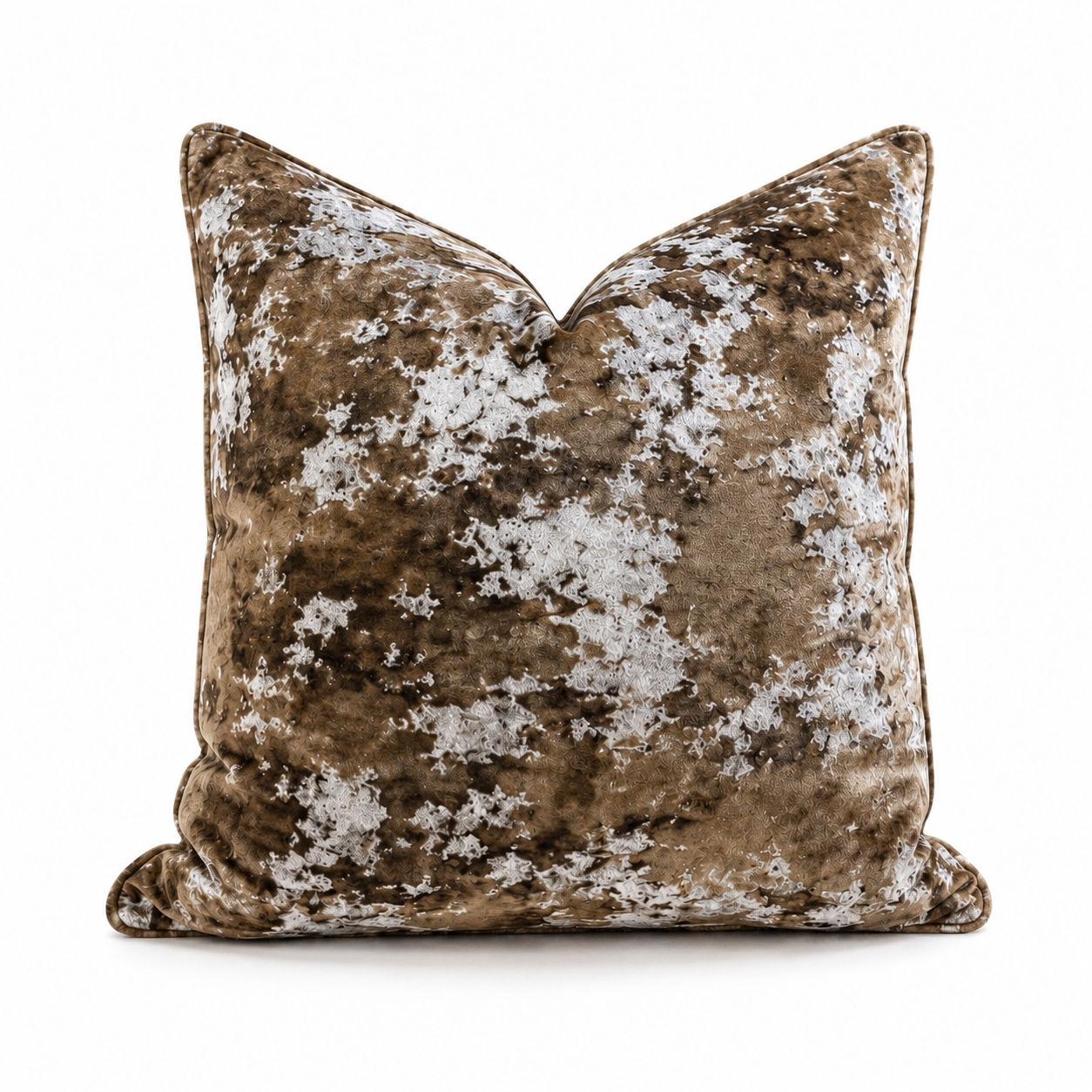 Florence Brown Velvet Cushion 55cm