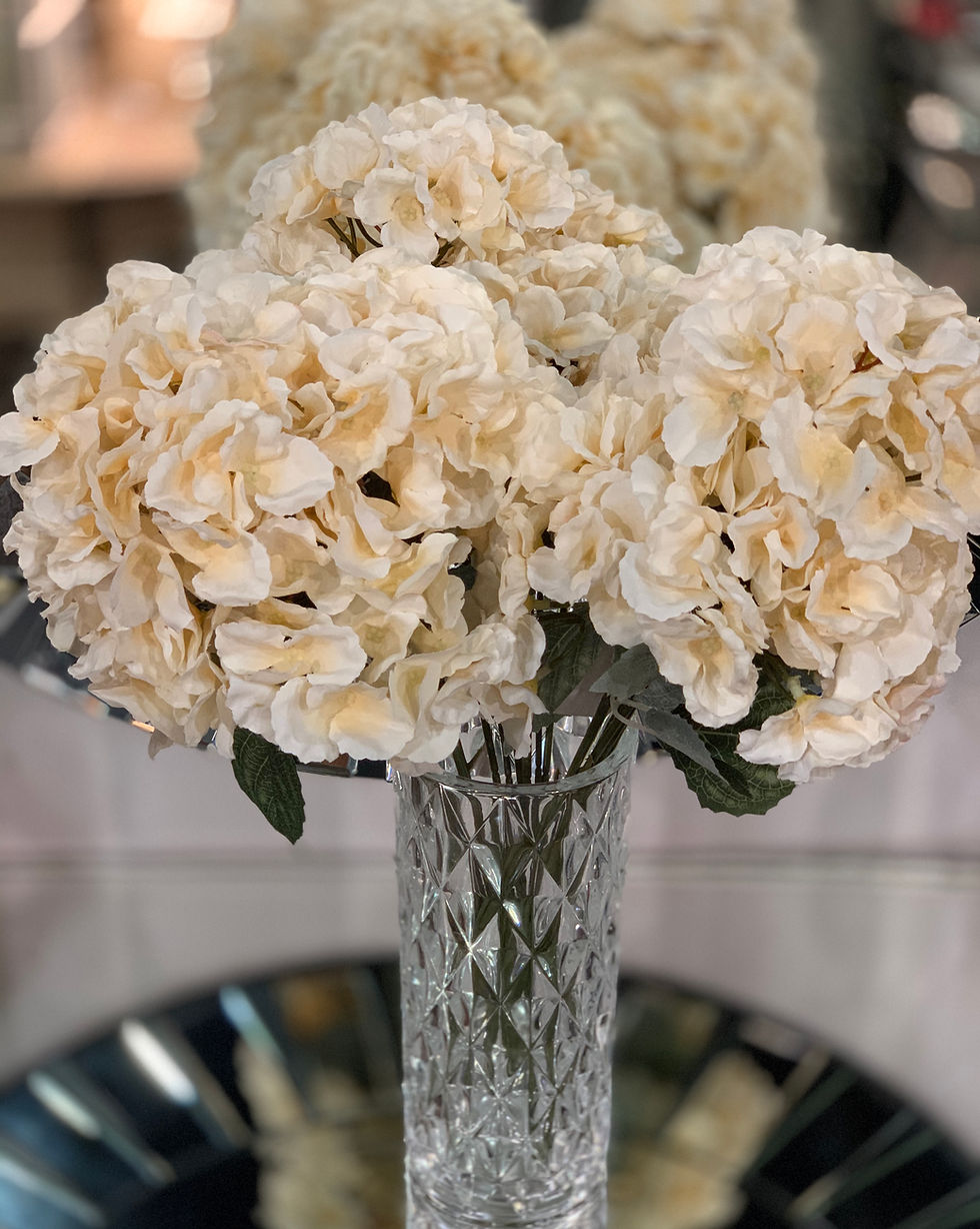 Thumbnail: Light Peach French Hydrangea Bunch