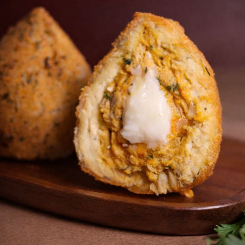 Coxinha de Jaca Premium com Cream Cheese Jaca Verde