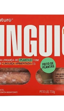 Linguiça Vegetal APIMENTADA Fazenda Futuro 250g