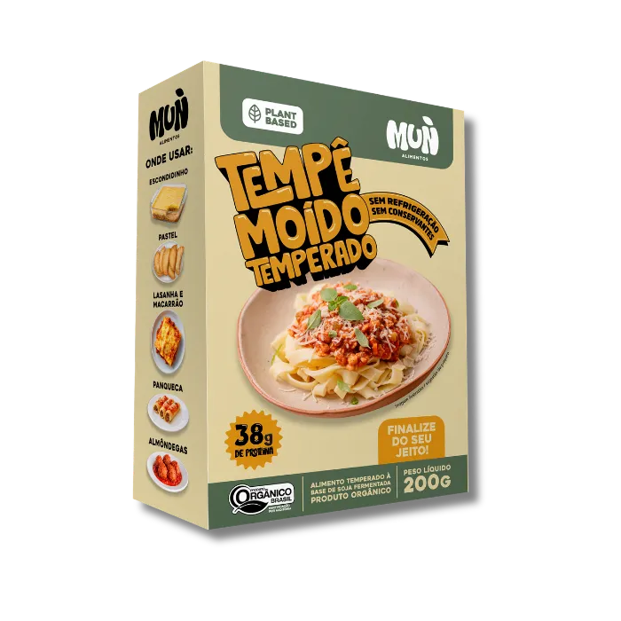 Tempê de Soja Moído Mun Artesanal 200g