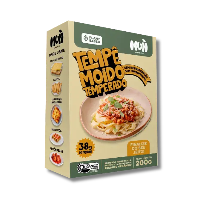 Tempê de Soja Moído Mun Artesanal 200g