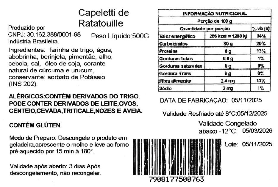Miniatura: Capeletti de Ratatouille La Pasta Vegana