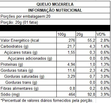 Miniatura: Queijoveg Mozarela Vegseed