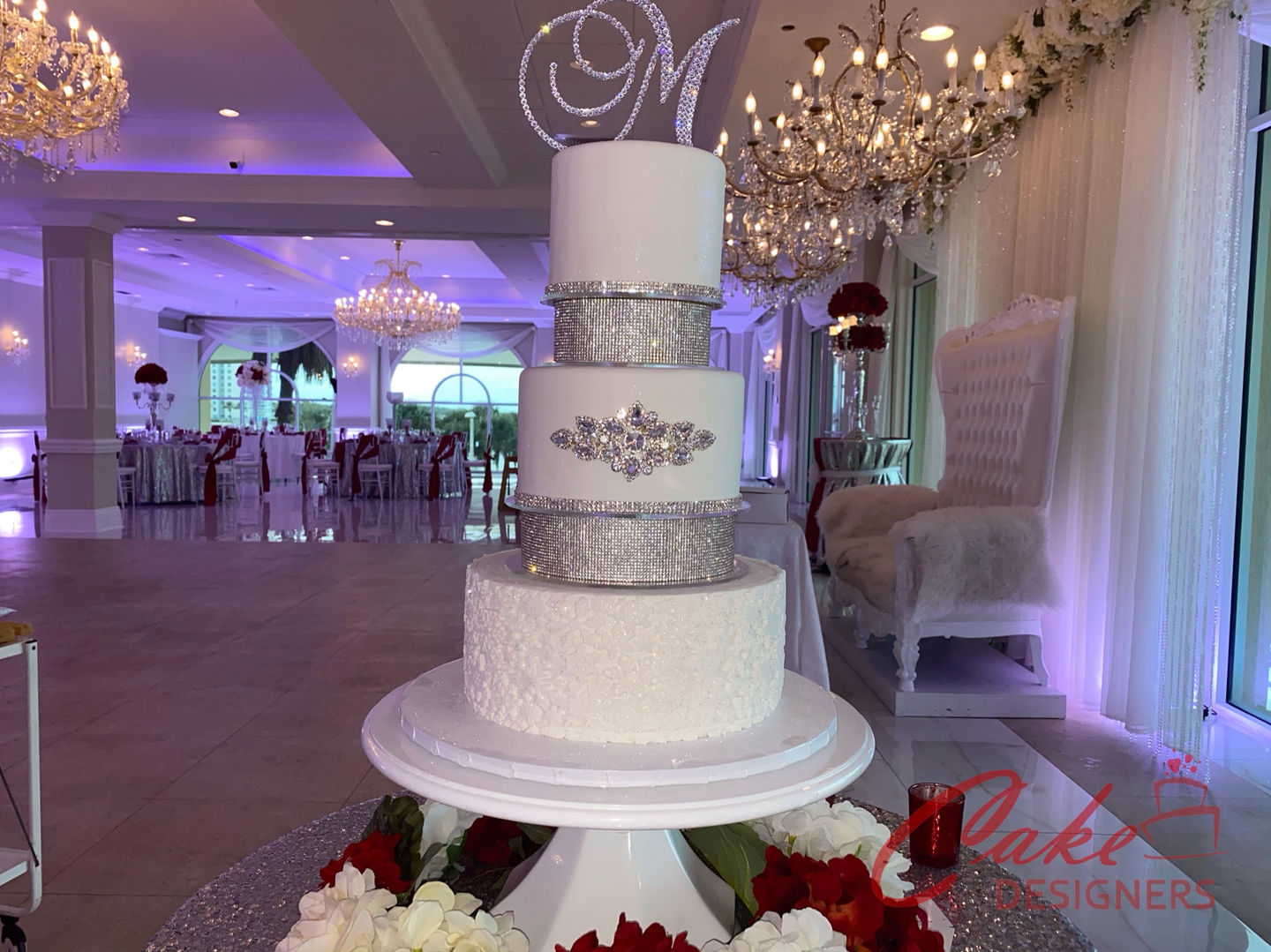 M Bling Cake.jpeg