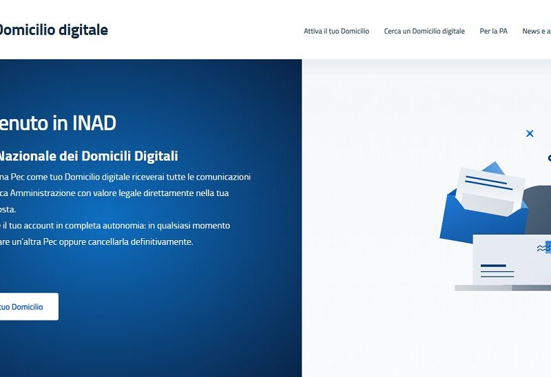 Nasce INAD, l’Indice Nazionale dei Domicili Digitali