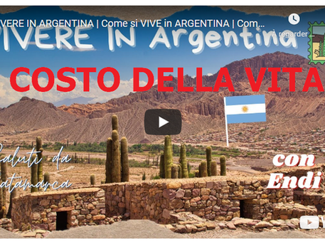 COSTO DELLA VITA IN ARGENTINA: affitti, case, auto, pensioni, bollette, costo della vita.