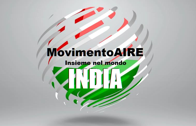 INDIA logo maire movimento aire