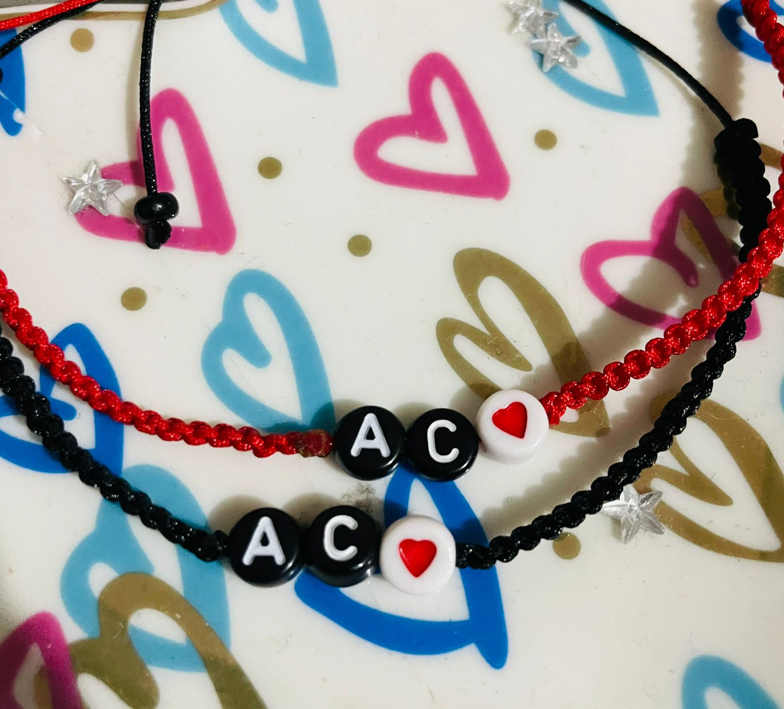 Pulseras con iniciales