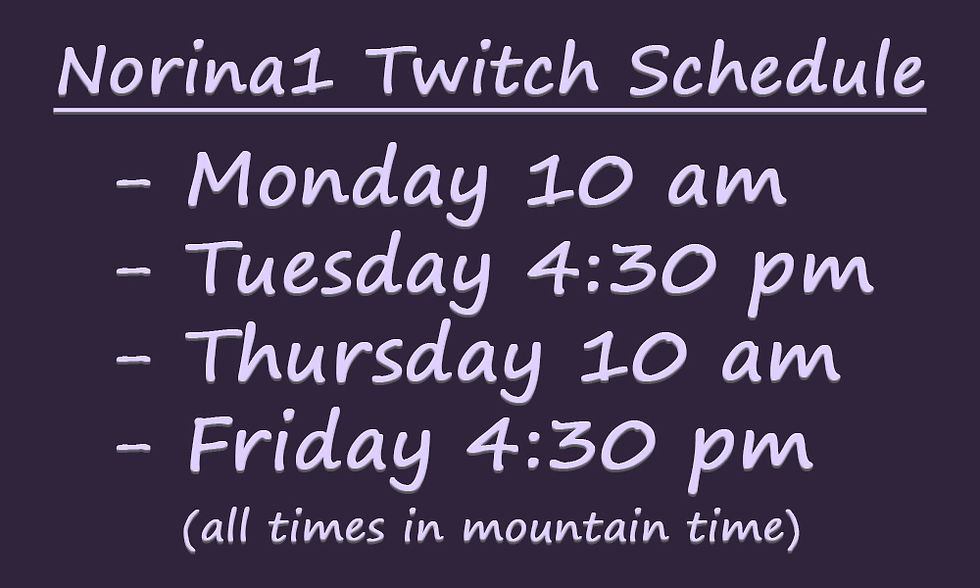 Schedule Info for slideshow 2026