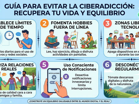 Acciones para evitar la ciberadicción 