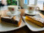 Cake and Illy coffee