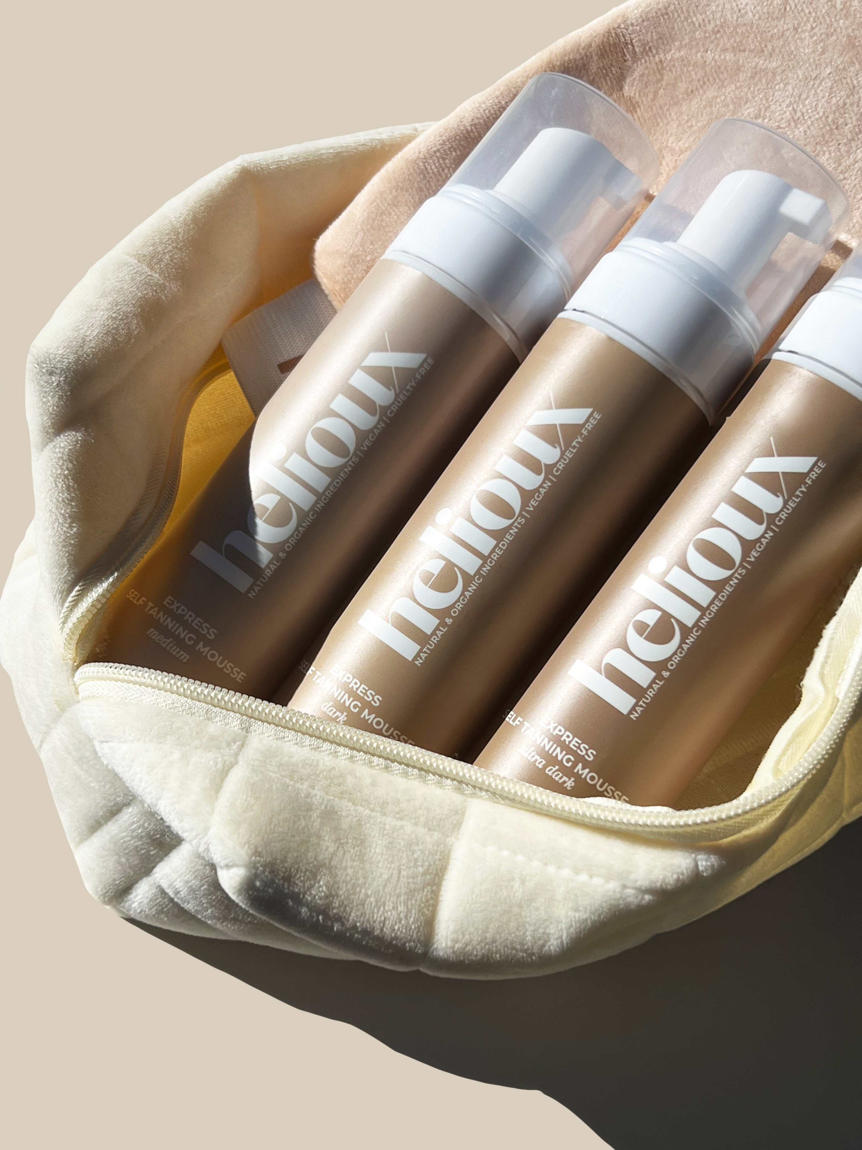 Helioux Express Self Tanning Mousse medium