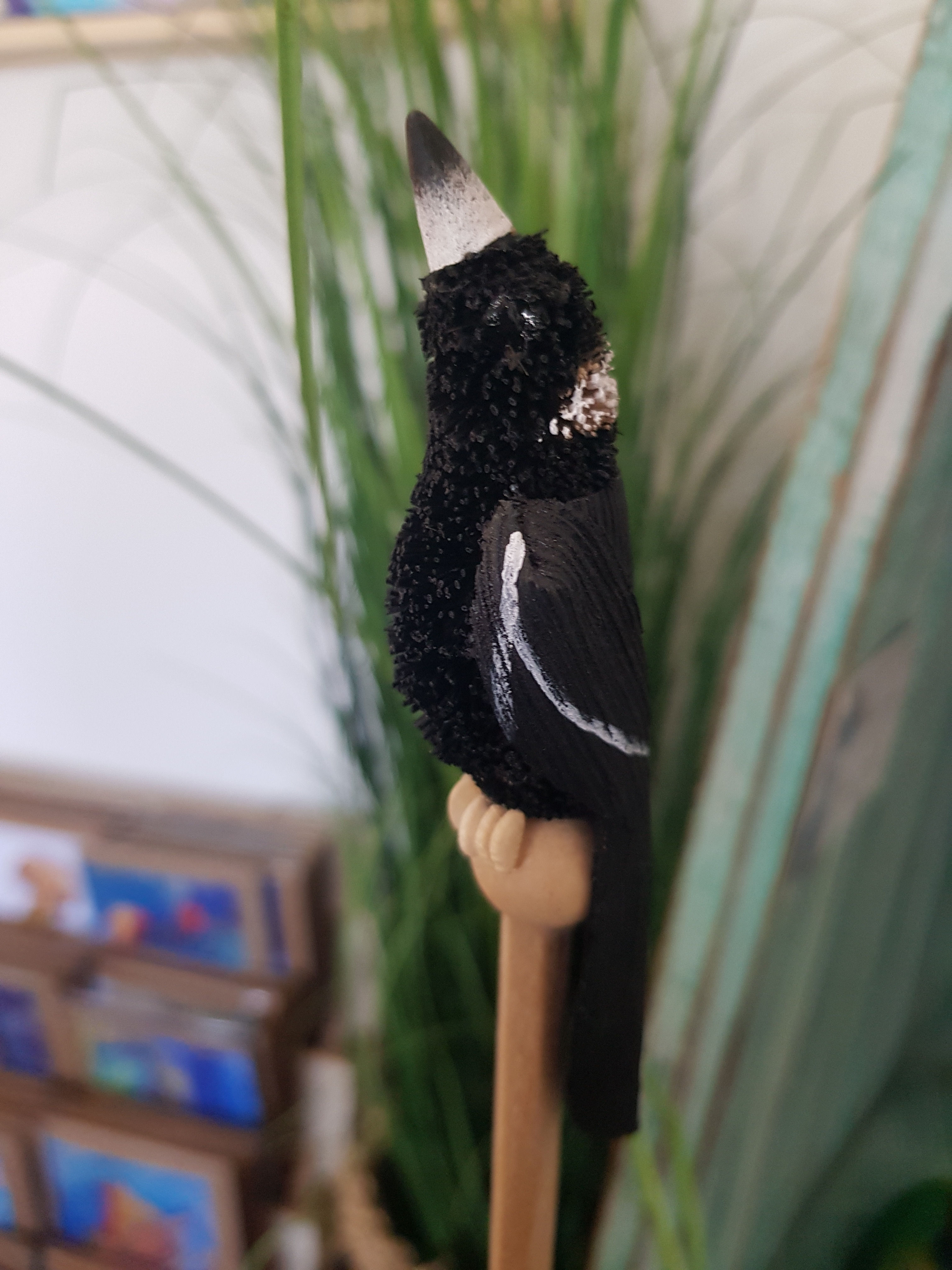 Bristlebrush Novelty Pencil - Magpie