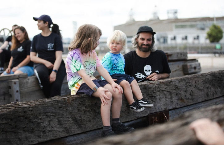 Classic Whale Youth Tie Dye Tee