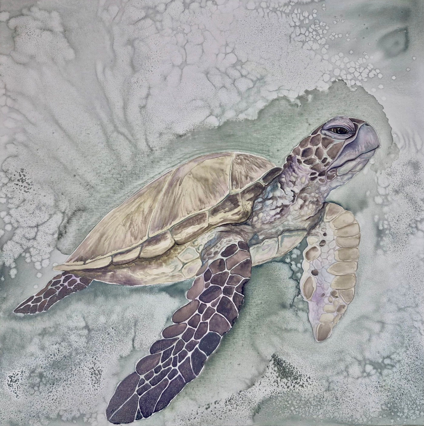 Sea Foam Giclee Print