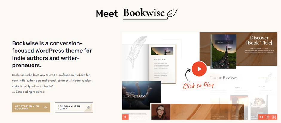 An Honest Review of Bookwise, The Author Website Template from Thrive Themes