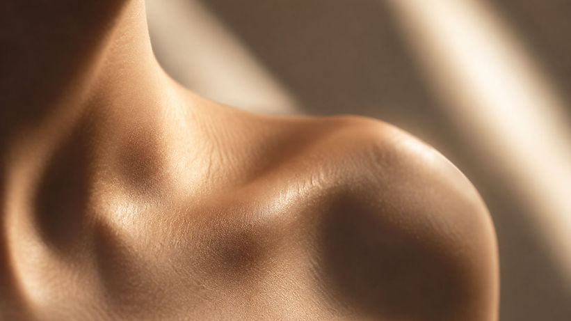 Peau ferme et lumineuse du cou et du décolleté, qualité de peau préservée, Lausanne, Dre Staner