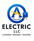 Advanced Electric LLC logo – Licensed, bonded, and insured electrician in Virginia. Professional electrical contrac