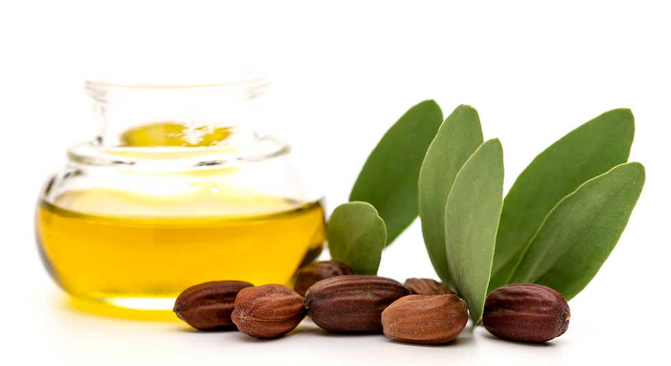 Close-up view of a jar of natural aloe vera gel on a wooden surface