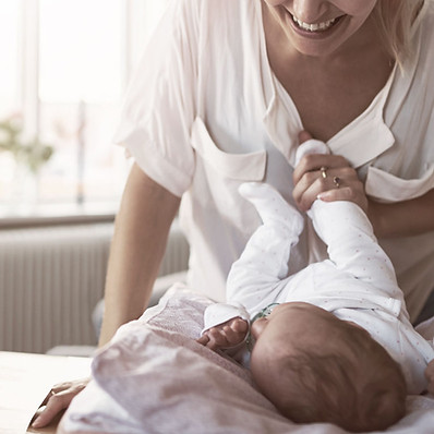 Mutter mit Baby